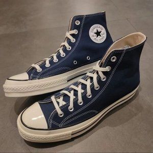 Women US 7 Navy Blue Converse Chuck 70